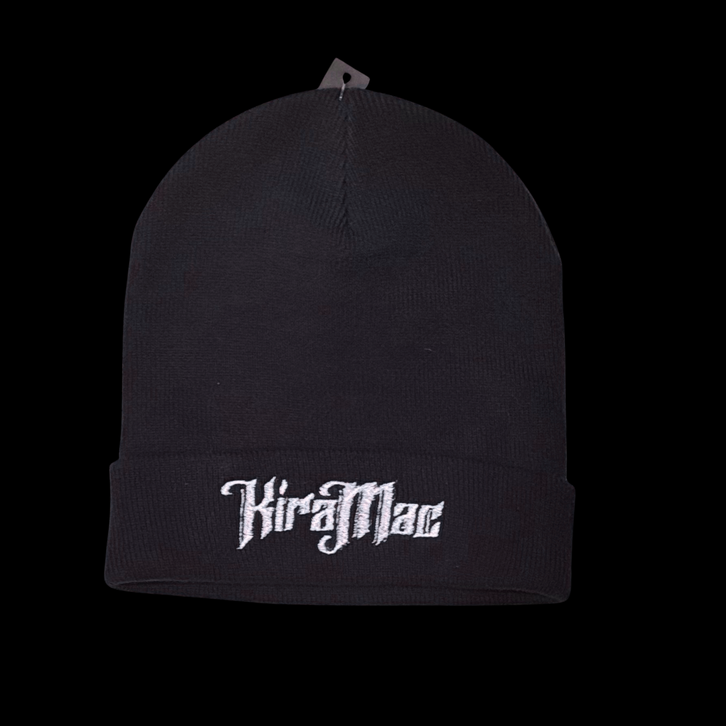 Black Beanie White Logo